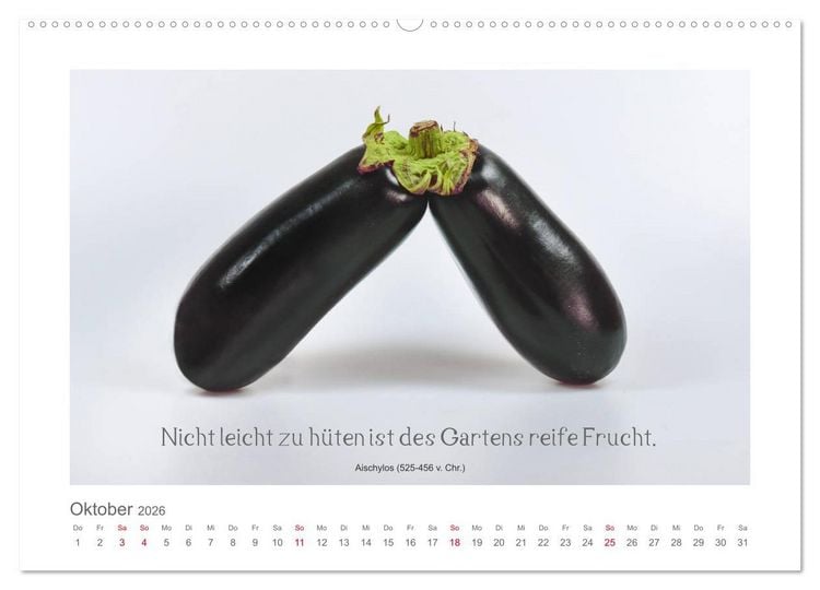 Produktbild: FunnyFood (hochwertiger Premium Wandkalender 2026 DIN A2 quer), Kunstdruck in Hochglanz