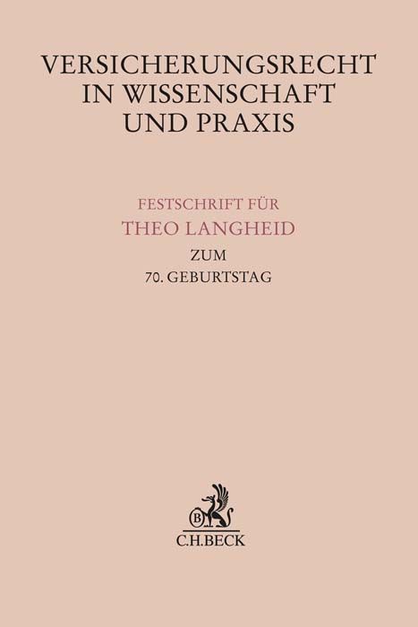 Produktbild: Versicherungsrecht in Wissenschaft und Praxis