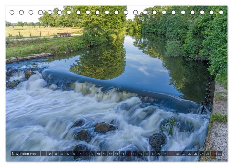 Produktbild: Entlang der Rur im Kreis Heinsberg (Tischkalender 2026 DIN A5 quer), CALVENDO Monatskalender