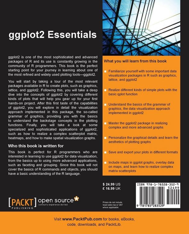 Produktbild: Ggplot2 Essentials