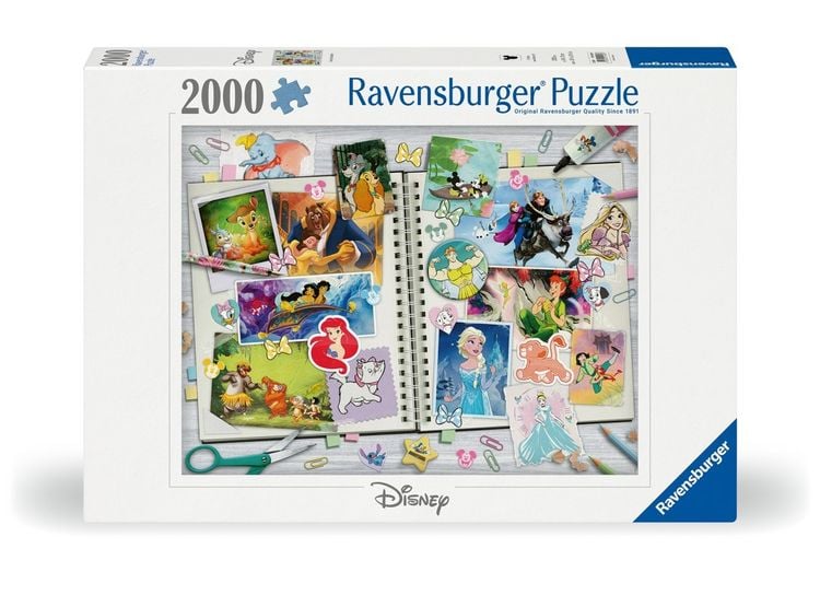 Produktbild: Erwachsenenpuzzle 2000 Teile - Disney Scrapbook