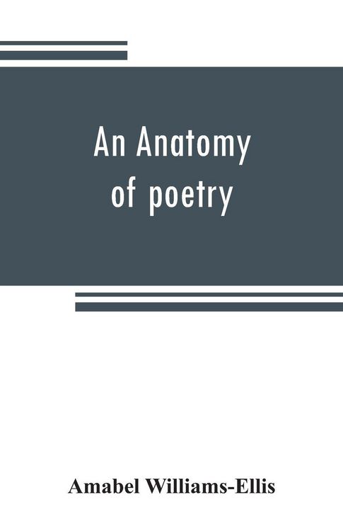 Produktbild: An anatomy of poetry