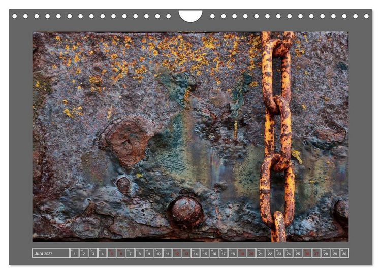 Produktbild: Rost - &Auml;sthetik der Verg&auml;nglichkeit (Wandkalender 2027 DIN A4 quer), CALVENDO Monatskalender