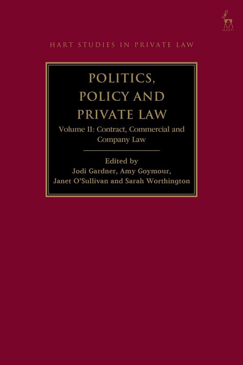 Produktbild: Politics, Policy and Private Law