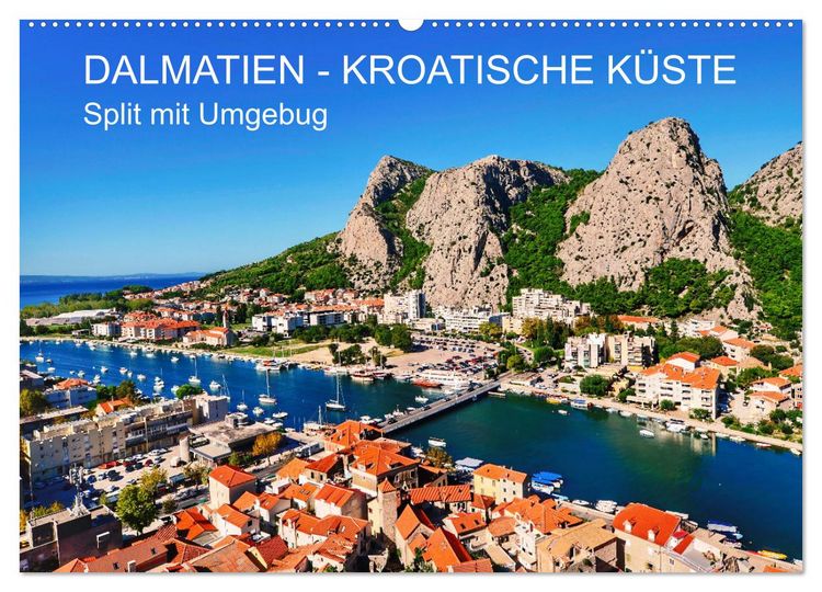 Produktbild: DALMATIEN - KROATISCHE K&Uuml;STE - Split mit Umgebung (Wandkalender 2026 DIN A2 quer), CALVENDO Monatskalender