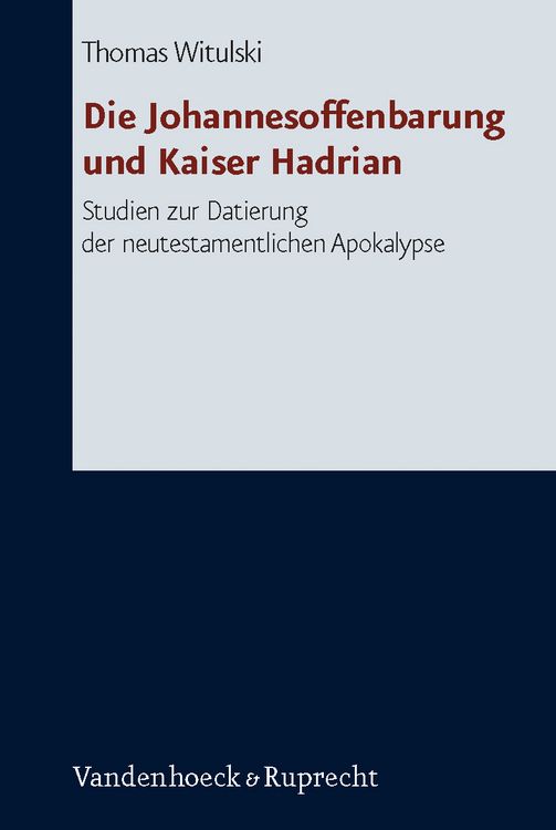 Produktbild: Die Johannesoffenbarung und Kaiser Hadrian