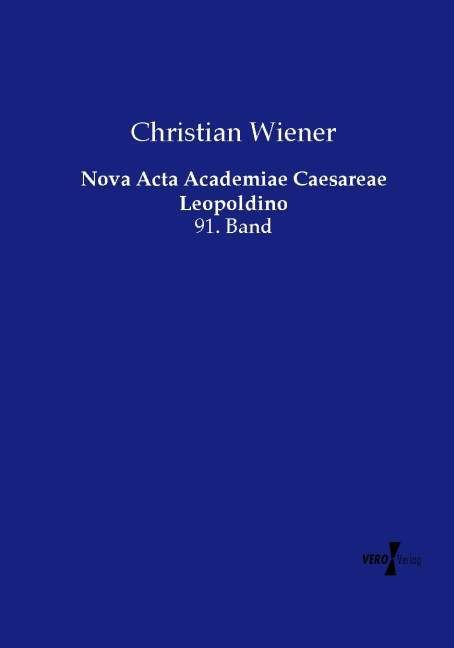 Produktbild: Nova Acta Academiae Caesareae Leopoldino