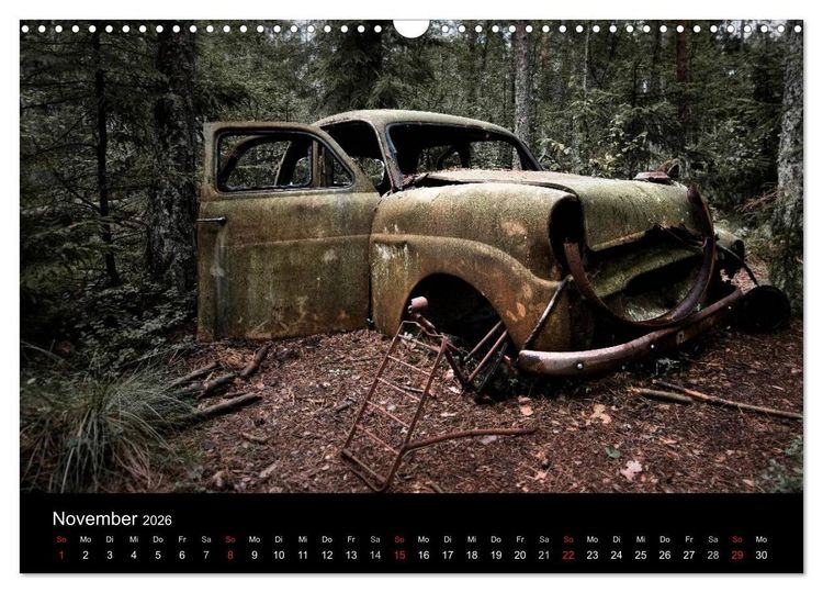Produktbild: Automobile im Herbst (Wandkalender 2026 DIN A3 quer), CALVENDO Monatskalender