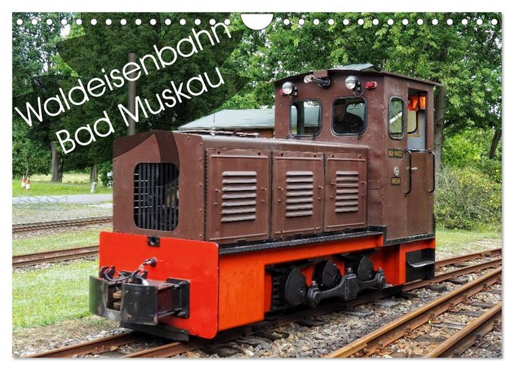 Produktbild: Waldeisenbahn Bad Muskau (Wandkalender 2026 DIN A4 quer), CALVENDO Monatskalender