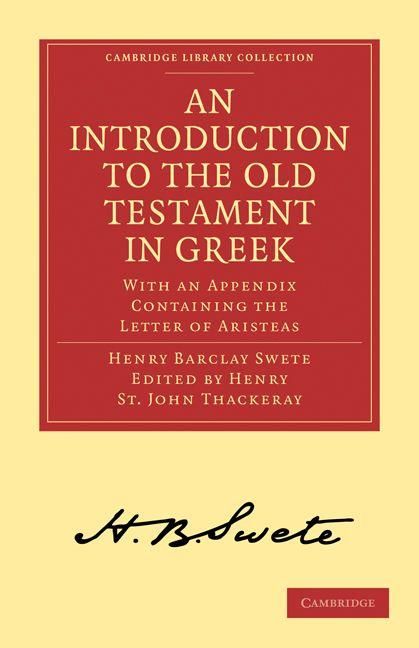 Produktbild: An Introduction to the Old Testament in Greek