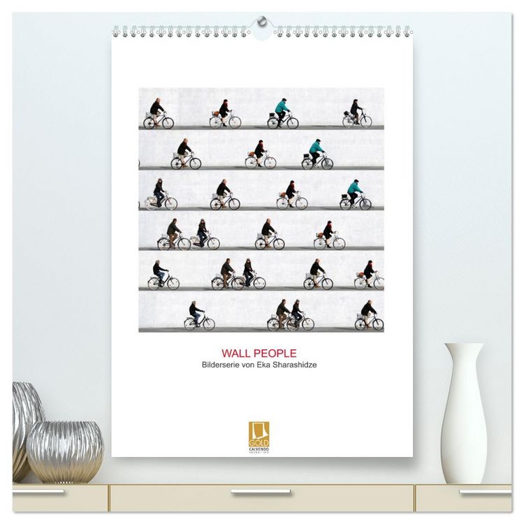 Produktbild: Wall People - Bilderserie von Eka Sharashidze (hochwertiger Premium Wandkalender 2026 DIN A2 hoch), Kunstdruck in Hochglanz