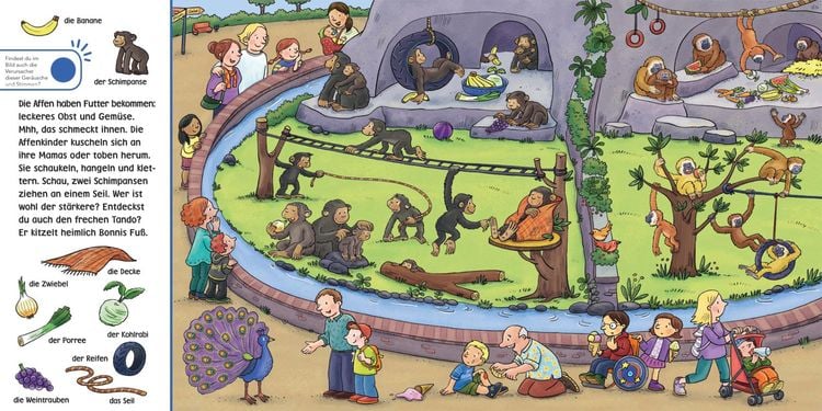 Produktbild: Hör mal (Soundbuch): Wimmelbuch: Im Zoo