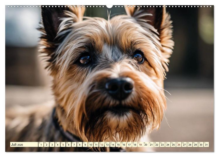 Produktbild: Cairn Terrier - lustiges Raubein aus Schottland (Wandkalender 2026 DIN A2 quer), CALVENDO Monatskalender