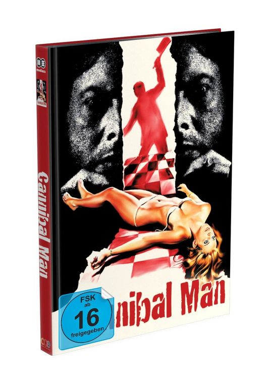 Produktbild: CANNIBAL MAN - 3-Disc Mediabook - Cover B - Limited 250 Edition - Uncut  (4K Ultra HD) (+ Blu-ray) (+ BD)
