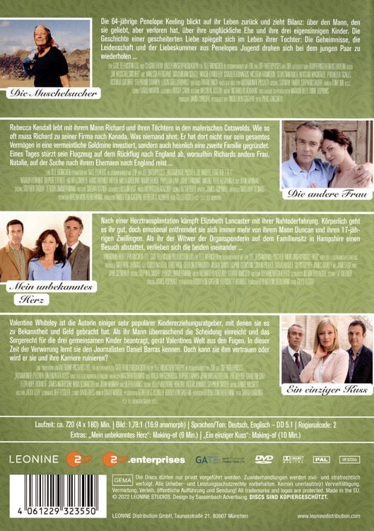 Produktbild: Rosamunde Pilcher - Verlorene Liebe - Collection [5 DVDs]