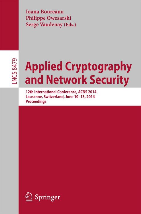 Produktbild: Applied Cryptography and Network Security