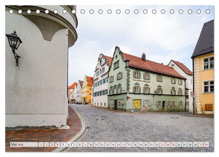 Produktbild: Dillingen an der Donau Impressionen (Tischkalender 2026 DIN A5 quer), CALVENDO Monatskalender