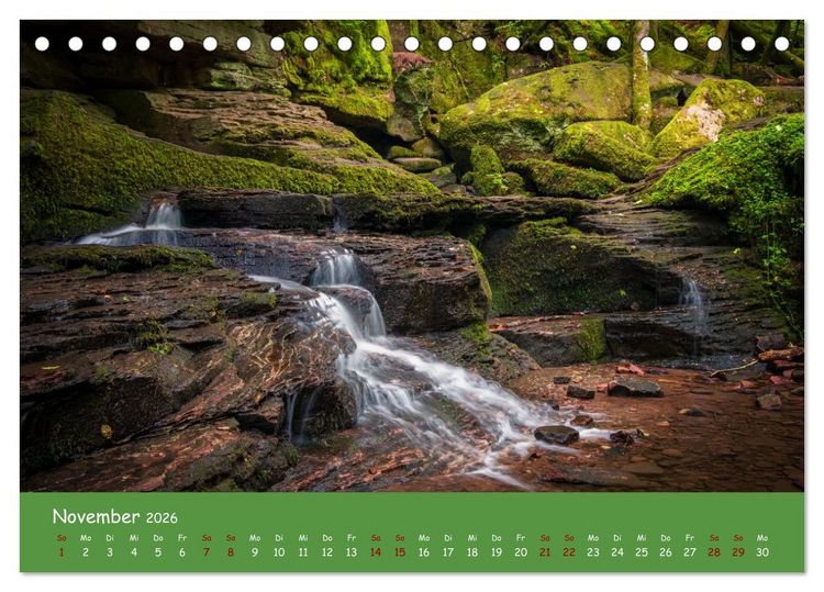 Produktbild: Wassertr&auml;ume im Schwarzwald (Tischkalender 2026 DIN A5 quer), CALVENDO Monatskalender