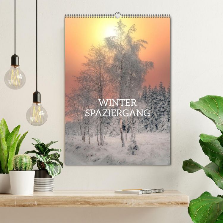 Produktbild: Winter Spaziergang (Wandkalender 2026 DIN A2 hoch), CALVENDO Monatskalender