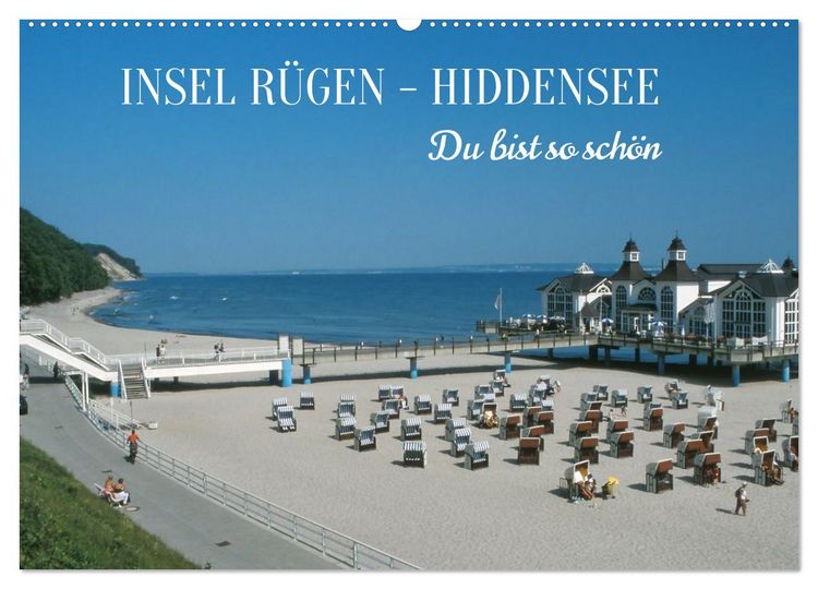 Produktbild: INSEL R&Uuml;GEN - HIDDENSEE. Du bist so sch&ouml;n. (Wandkalender 2026 DIN A2 quer), CALVENDO Monatskalender