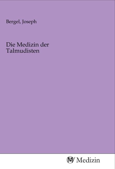 Produktbild: Die Medizin der Talmudisten