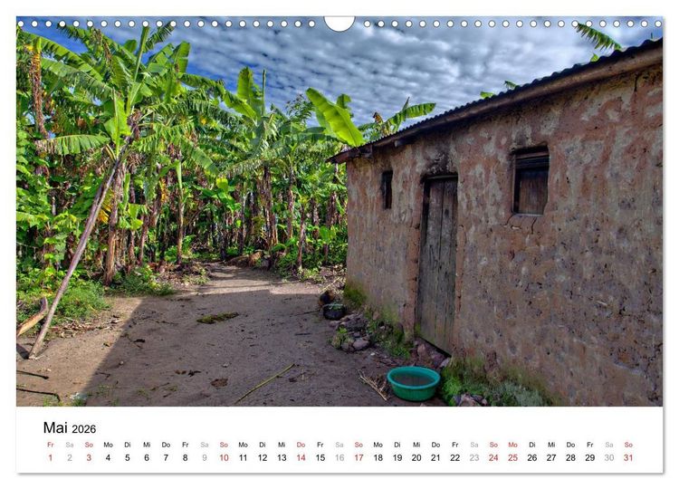Produktbild: Uganda - die Perle Afrikas (Wandkalender 2026 DIN A3 quer), CALVENDO Monatskalender
