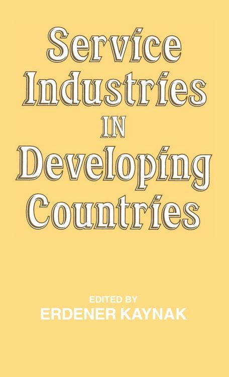 Produktbild: Service Industries in Developing Countries