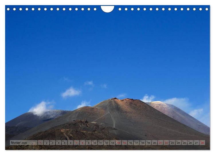 Produktbild: Sicile, la terre d'aventure entre la mer et les volcans (Calendrier mural 2026 DIN A4 vertical), CALVENDO calendrier mensuel