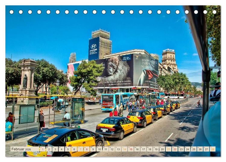Produktbild: Hallo Taxi - einmal um die Welt (Tischkalender 2026 DIN A5 quer), CALVENDO Monatskalender