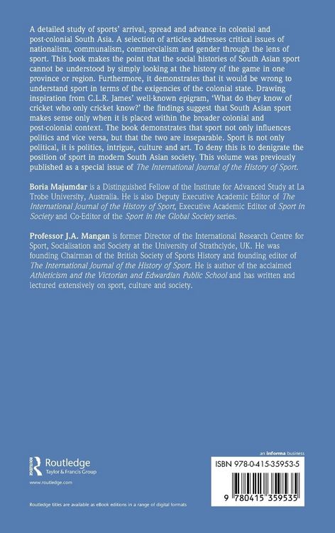 Produktbild: Sport in South Asian Society