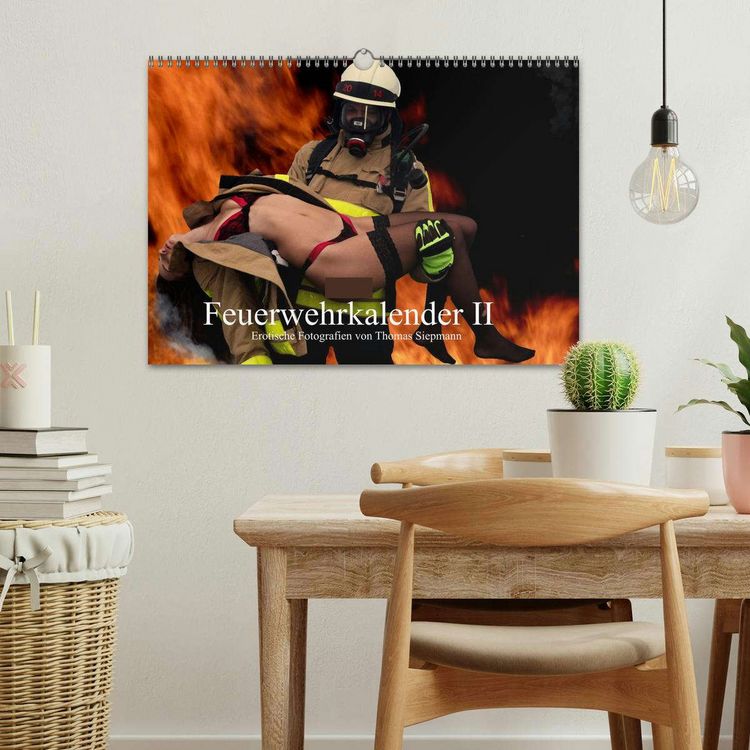 Produktbild: Feuerwehrkalender II &ndash; Erotische Fotografien von Thomas Siepmann (Wandkalender 2026 DIN A3 quer), CALVENDO Monatskalender
