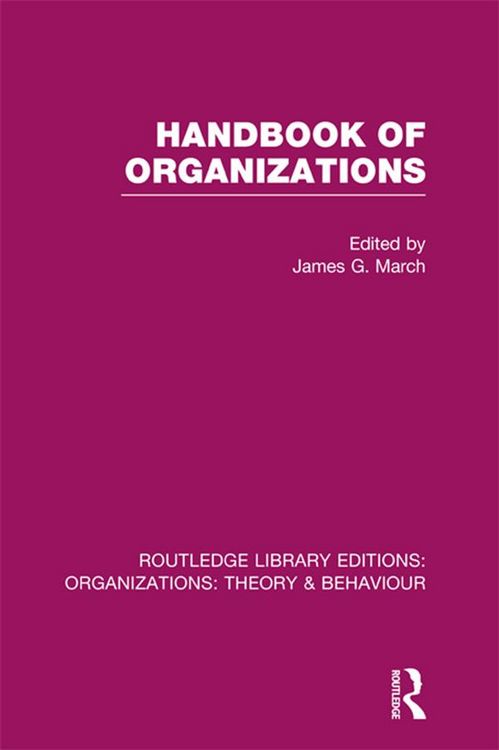 Produktbild: Handbook of Organizations (RLE: Organizations)