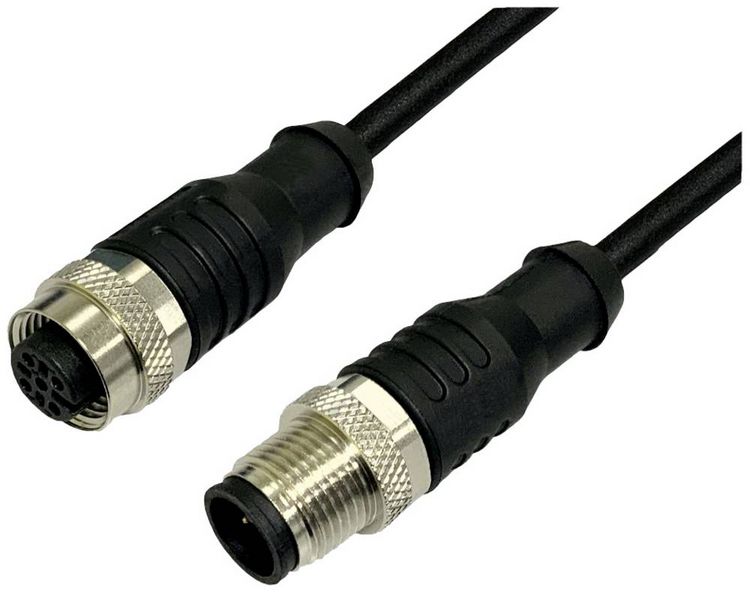 Produktbild: BKL Electronic 2702039 Sensor-Aktor-Verl&auml;ngerungsleitung M12 Stecker gerade auf Kupplung gerade 5 m Polzahl Sensoren: 4 1 St.