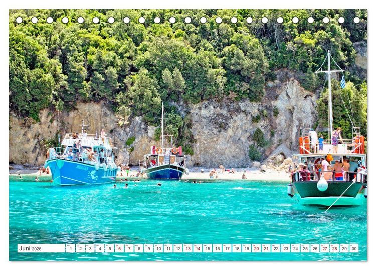 Produktbild: I love Greece (Tischkalender 2026 DIN A5 quer), CALVENDO Monatskalender