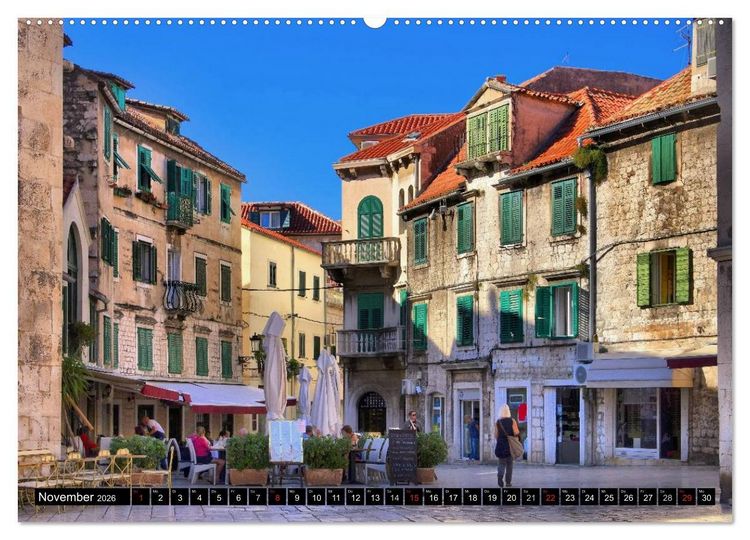 Produktbild: Split Metropole Dalmatiens (Wandkalender 2026 DIN A2 quer), CALVENDO Monatskalender