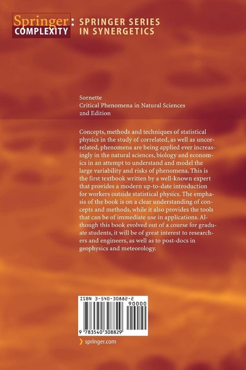 Produktbild: Critical Phenomena in Natural Sciences