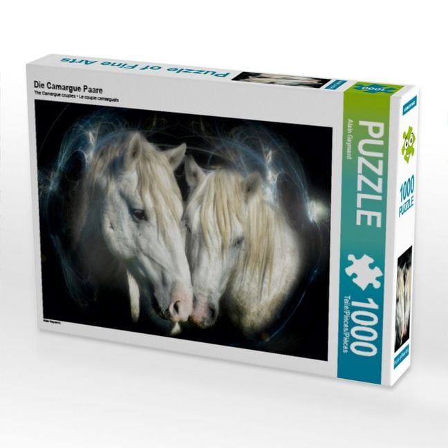 Produktbild: CALVENDO Puzzle Die Camargue Paare | 1000 Teile Lege-Gr&ouml;&szlig;e 64x48cm Foto-Puzzle f&uuml;r gl&uuml;ckliche Stunden