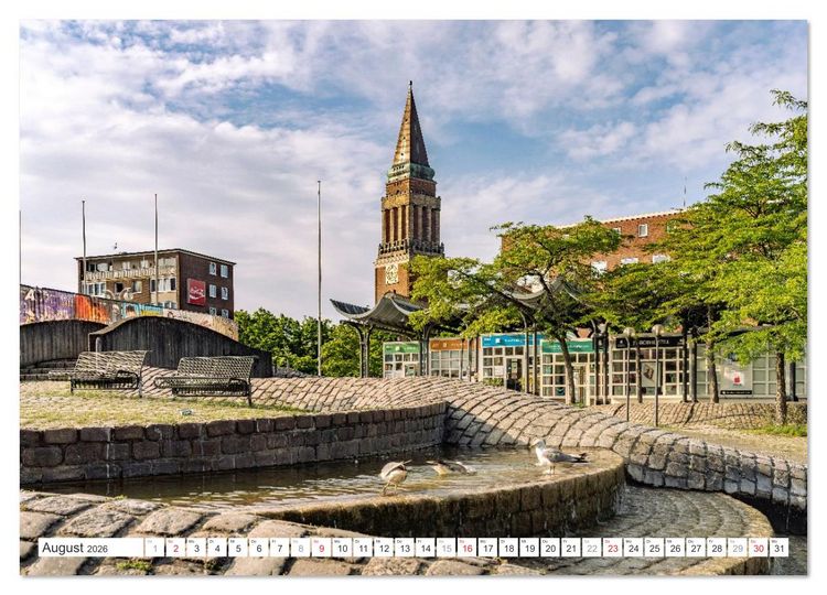 Produktbild: Schleswig Holstein - Landeshauptstadt Kiel (Wandkalender 2026 DIN A2 quer), CALVENDO Monatskalender