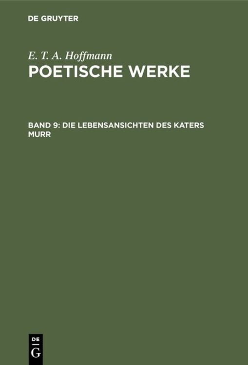 Produktbild: Die Lebensansichten des Katers Murr