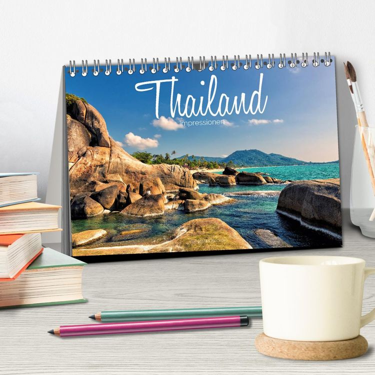 Produktbild: Thailand Impressionen (Tischkalender 2026 DIN A5 quer), CALVENDO Monatskalender