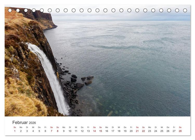 Produktbild: Wasser bewegt - Wasserf&auml;lle und Stromschnellen (Tischkalender 2026 DIN A5 quer), CALVENDO Monatskalender