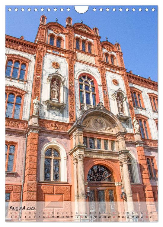 Produktbild: Hansestadt Rostock - Sehensw&uuml;rdigkeiten der Ostseemetropole (Wandkalender 2026 DIN A4 hoch), CALVENDO Monatskalender