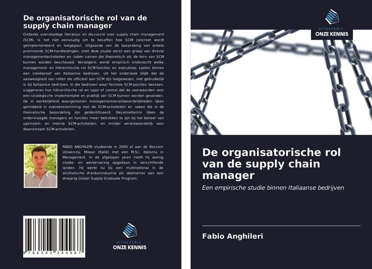 Produktbild: De organisatorische rol van de supply chain manager
