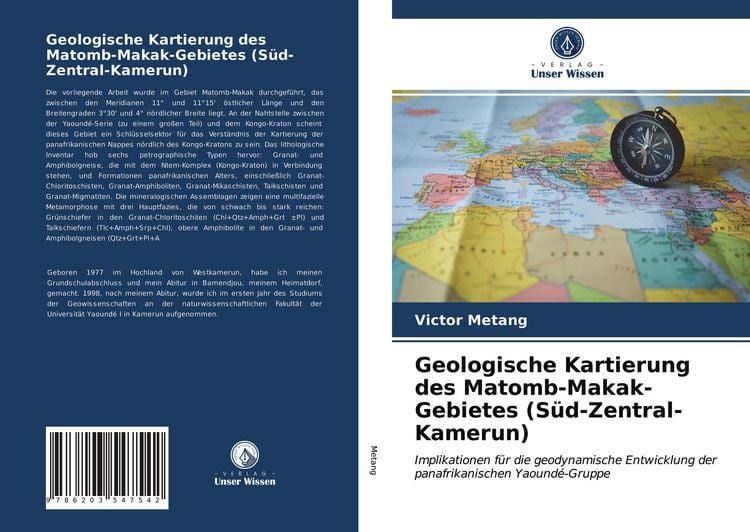Produktbild: Geologische Kartierung des Matomb-Makak-Gebietes (S&uuml;d-Zentral-Kamerun)