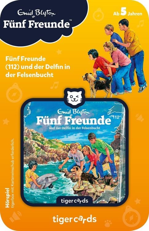 Produktbild: tigercard - F&uuml;nf Freunde - Folge 112: und der Delfin in der Felsenbucht