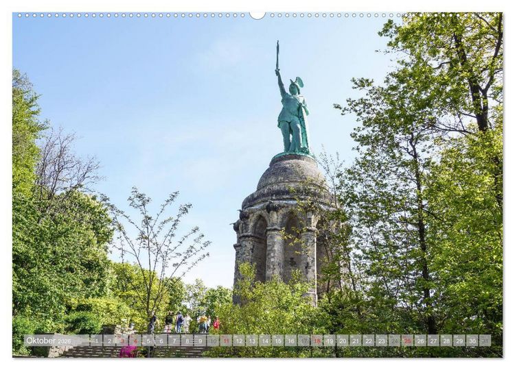Produktbild: Teutoburger Wald - Natur und Kultur (Wandkalender 2026 DIN A2 quer), CALVENDO Monatskalender