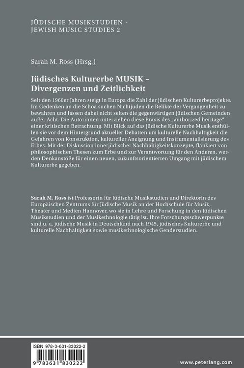 Produktbild: J&uuml;disches Kulturerbe MUSIK &ndash; Divergenzen und Zeitlichkeit