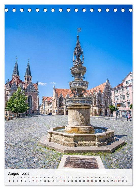 Produktbild: Braunschweig - Mittelalterliche L&ouml;wenstadt (Tischkalender 2027 DIN A5 hoch), CALVENDO Monatskalender