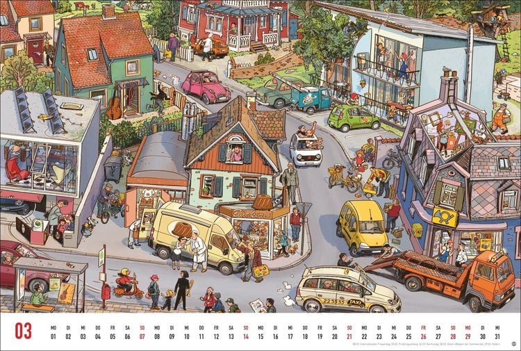 Produktbild: G&ouml;bel & Knorr Wimmelbilder Edition Kalender 2027