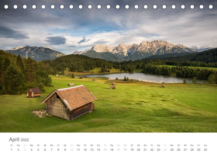 Produktbild: Alpine Seelandschaften (Tischkalender 2022 DIN A5 quer)